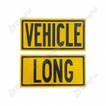 Reflective Aluminum Sign For Vehicle - Long Vehicle Reflective Metal Sign